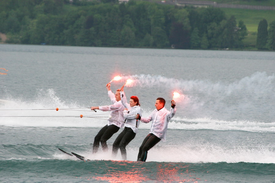 Motorbootclub Thunersee – historische Aufnahme